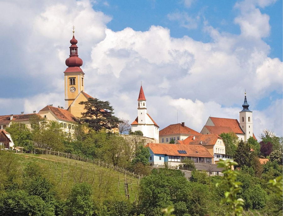 Ausblick auf Straden Radtour